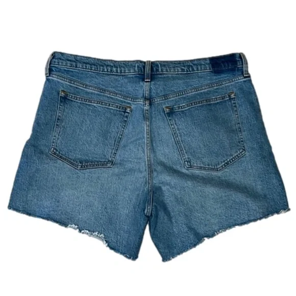 Abercrombie “The Baggy Short” cut off Jean shorts plus size - Picture 2 of 7